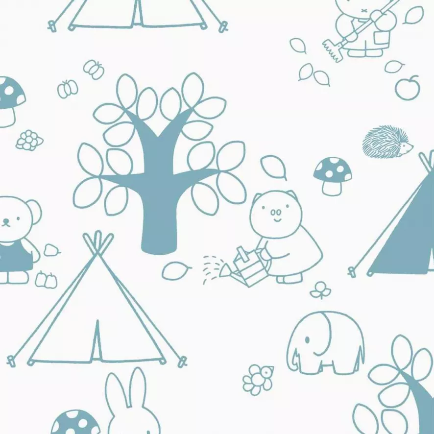 KEK Amsterdam Nijntje Outdoor Fun Behang Roze 7 KEK Amsterdam Nijntje Outdoor Fun Behang Roze - Afbeelding 7