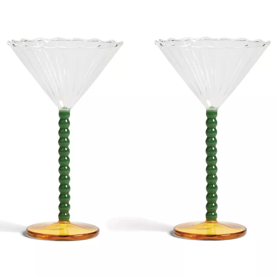 & Klevering &klevering Perle Coupe Champagneglazen Set Van 2 1 & Klevering &klevering Perle Coupe Champagneglazen Set Van 2