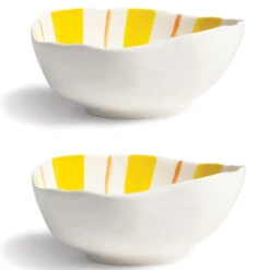 & Klevering &klevering Ray Kom 13x16,5 Set Van 2 Geel