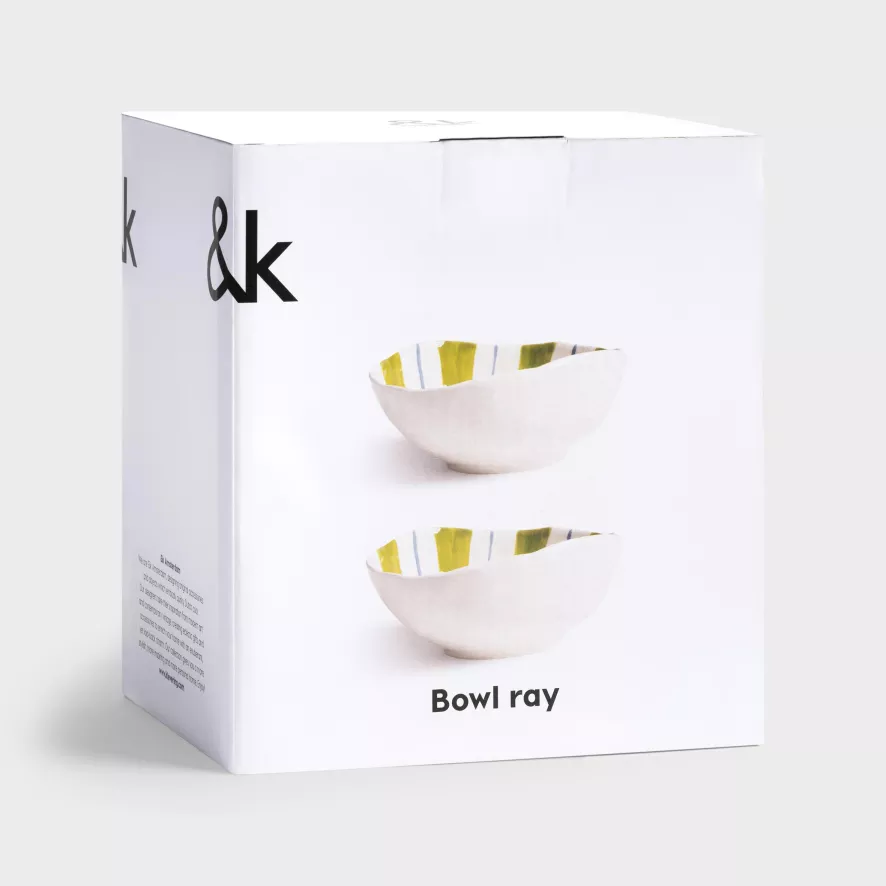 & Klevering &klevering Ray Kom 13x16,5 Set Van 2 Roze 13 & Klevering &klevering Ray Kom 13x16,5 Set Van 2 Roze - Afbeelding 13