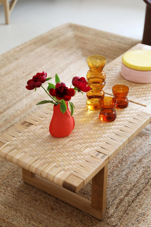 & Klevering &klevering Totem Glazen Set Van 2 Oranje 7 & Klevering &klevering Totem Glazen Set Van 2 Oranje - Afbeelding 7