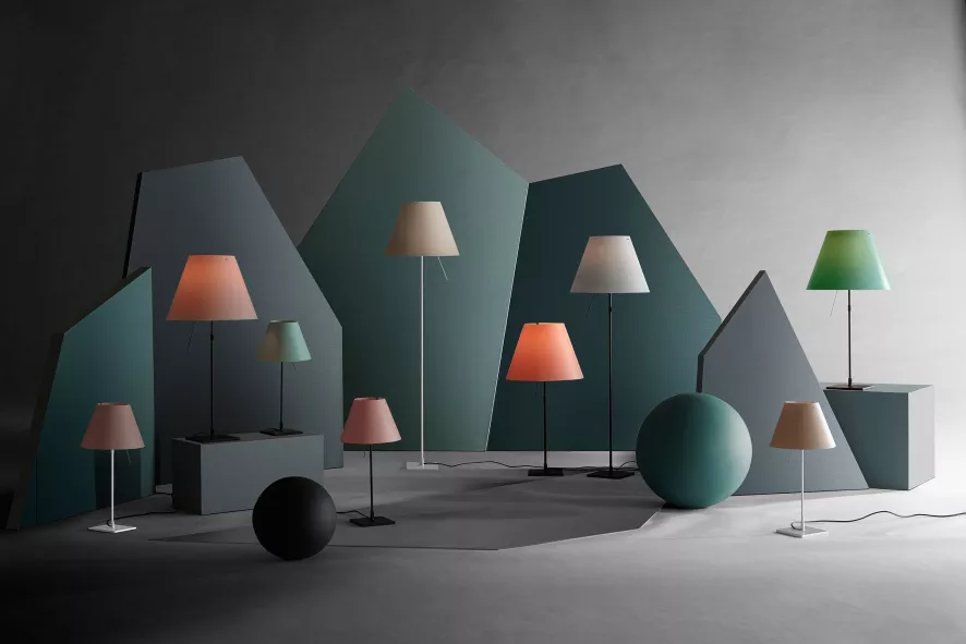 Luceplan Costanzina Tafellamp Zwart/Petroleum Blue 6 Luceplan Costanzina Tafellamp Zwart/Petroleum Blue - Afbeelding 6