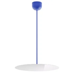 Luceplan Millimetro Plafondlamp LED Ø50 H73 Blauw