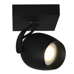 Lucide Preston 1 Spot Badkamer IP44 Zwart