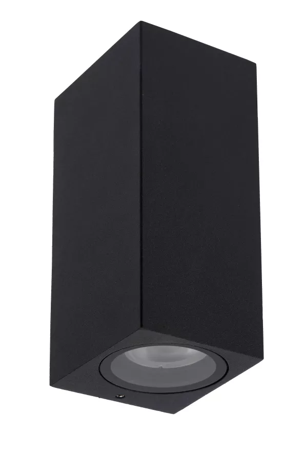 Lucide Zaro 2 Wandlamp Buiten IP44 Vierkant Zwart 3 Lucide Zaro 2 Wandlamp Buiten IP44 Vierkant Zwart - Afbeelding 3