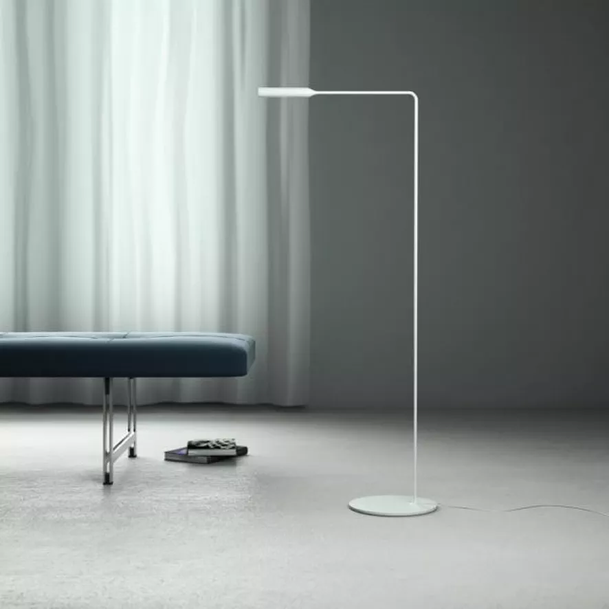 Lumina Flo Lounge Vloerlamp LED 2700K Geborsteld Nikkel 3 Lumina Flo Lounge Vloerlamp LED 2700K Geborsteld Nikkel - Afbeelding 3