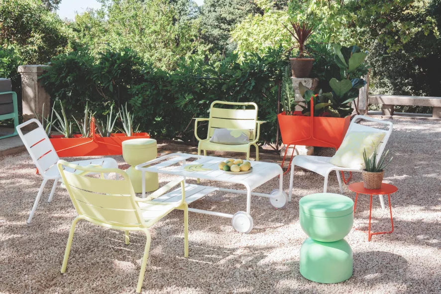 Fermob Basket Plantenbak Long Red Ochre 9 Fermob Basket Plantenbak Long Red Ochre - Afbeelding 9