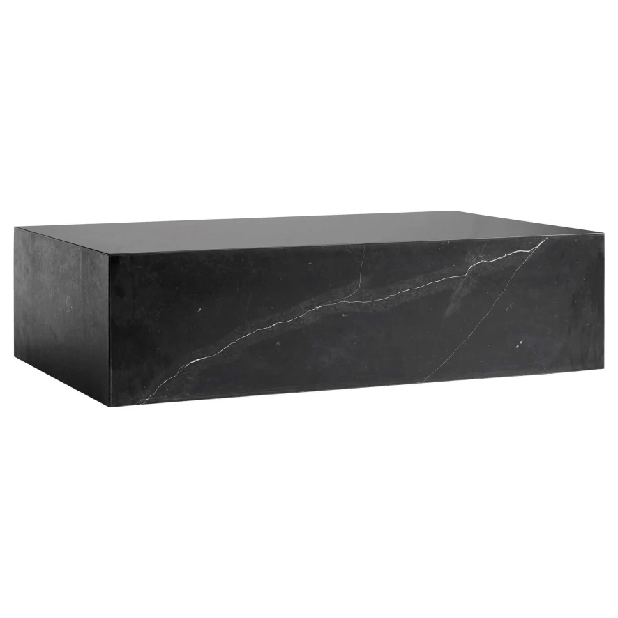 Audo Copenhagen Plinth Low Salontafel 60x100 Marquina Marmer Zwart 14 Audo Copenhagen Plinth Low Salontafel 60x100 Marquina Marmer Zwart - Afbeelding 14