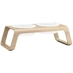 MiaCara Desco Hondenvoerbak Porselein Medium Essen Naturel