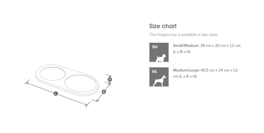 MiaCara Doppio Hondenvoerbak Small Beton 12 MiaCara Doppio Hondenvoerbak Small Beton - Afbeelding 12