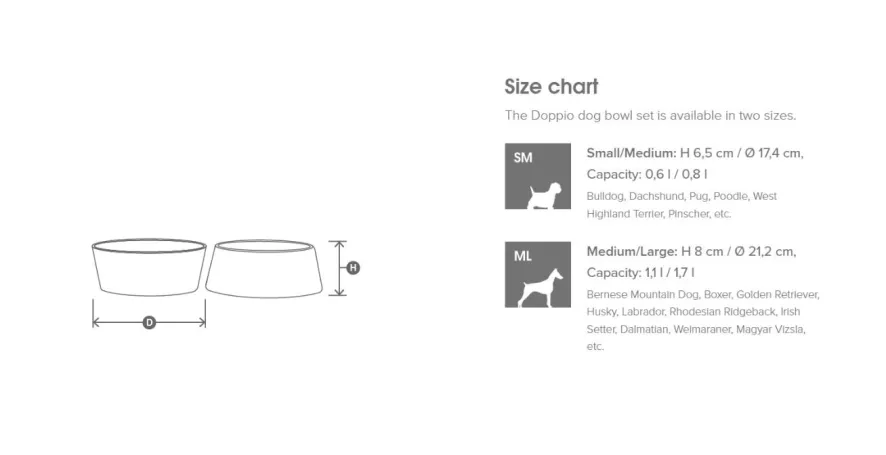 MiaCara Doppio Hondenvoerbak Small Beton 11 MiaCara Doppio Hondenvoerbak Small Beton - Afbeelding 11
