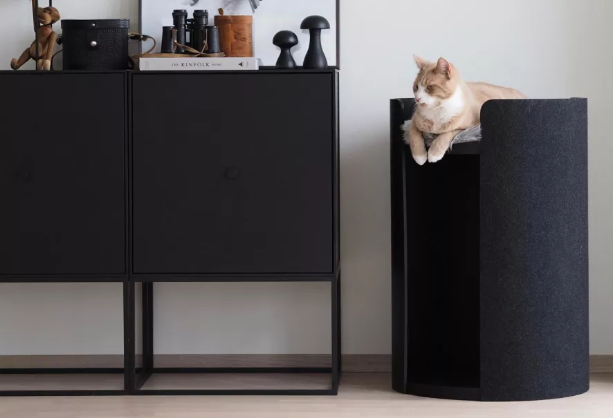 MiaCara Torre Krabpaal Medium Essen Zwart 5 MiaCara Torre Krabpaal Medium Essen Zwart - Afbeelding 5