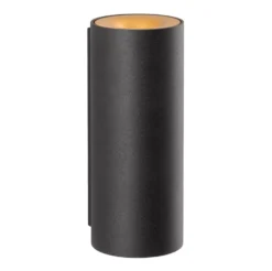 Modular Lotis Tubed Double Wandlamp Retrofit GU10 Zwart/goud