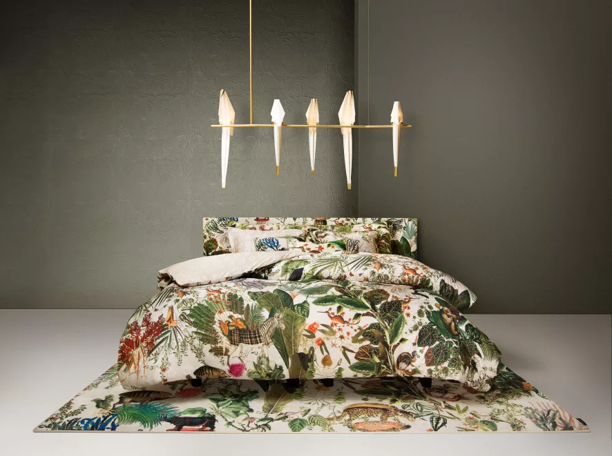 Moooi Menagerie Dekbedovertrek 260x200/220 + 60x70 Ivory 4 Moooi Menagerie Dekbedovertrek 260x200/220 + 60x70 Ivory - Afbeelding 4