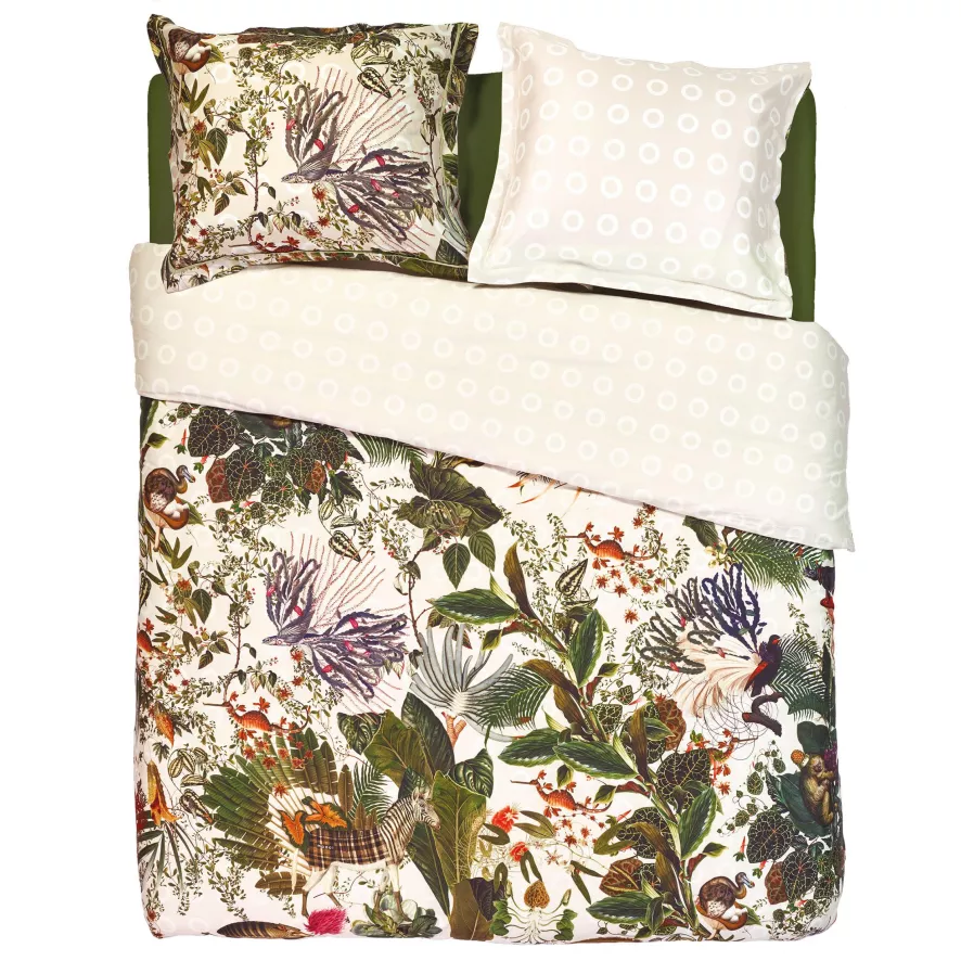 Moooi Menagerie Dekbedovertrek 260x200/220 + 60x70 Ivory 1 Moooi Menagerie Dekbedovertrek 260x200/220 + 60x70 Ivory