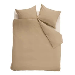 Beddinghouse Organic Basic Dekbedovertrek 200x200/220 + 60x70 Goud