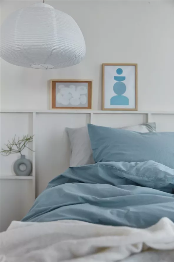 Beddinghouse Organic Basic Dekbedovertrek 200x200/220 + 60x70 Goud 7 Beddinghouse Organic Basic Dekbedovertrek 200x200/220 + 60x70 Goud - Afbeelding 7