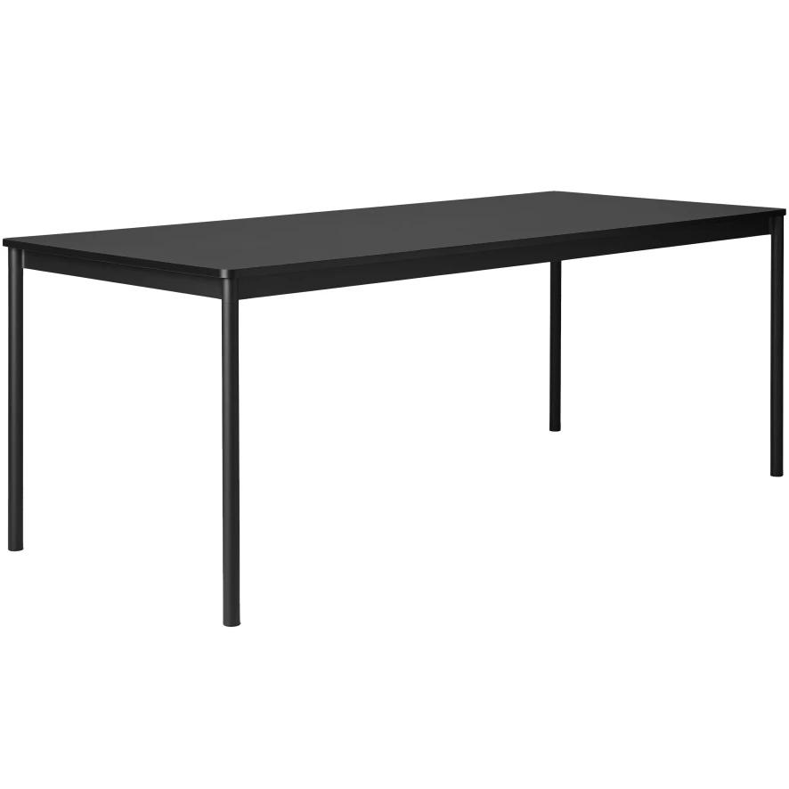 Muuto Base Tafel 190x85 Wit/eiken 4 Muuto Base Tafel 190x85 Wit/eiken - Afbeelding 4
