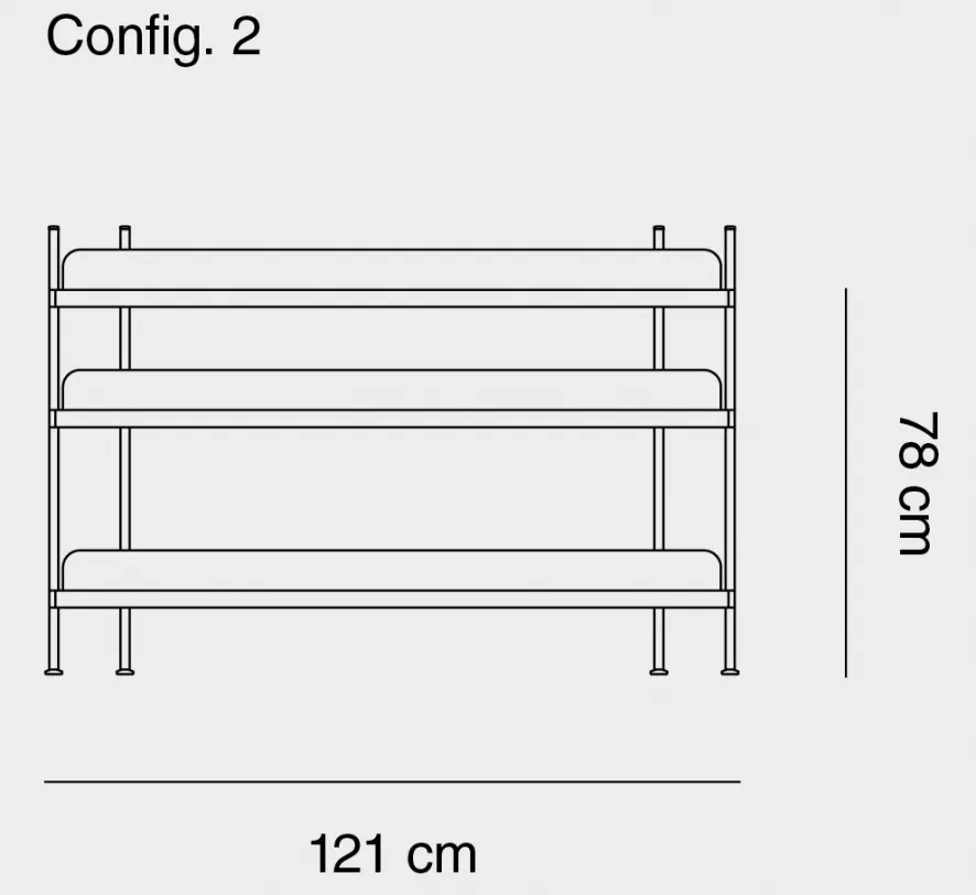 Muuto Compile 2 Stellingkast Wit 5 Muuto Compile 2 Stellingkast Wit - Afbeelding 5
