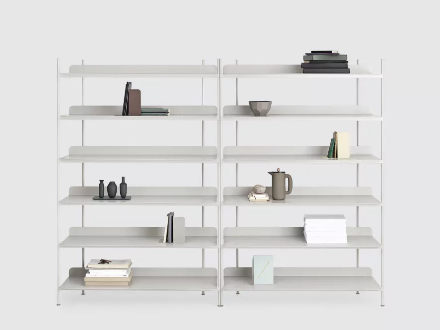 Muuto Compile 3 Stellingkast Grijs 2 Muuto Compile 3 Stellingkast Grijs - Afbeelding 2