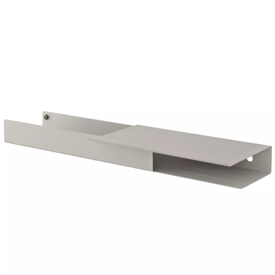 Muuto Folded Wandplank Laag Grijs 1 Muuto Folded Wandplank Laag Grijs