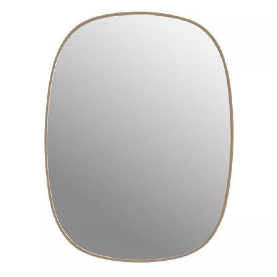 Muuto Framed Spiegel Small Taupe, Normaal Glas 1 Muuto Framed Spiegel Small Taupe, Normaal Glas