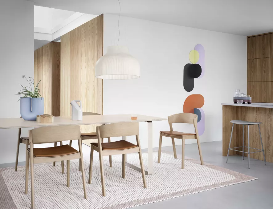 Muuto 70/70 Solid Oak Tafel 295x108 Grijs 5 Muuto 70/70 Solid Oak Tafel 295x108 Grijs - Afbeelding 5