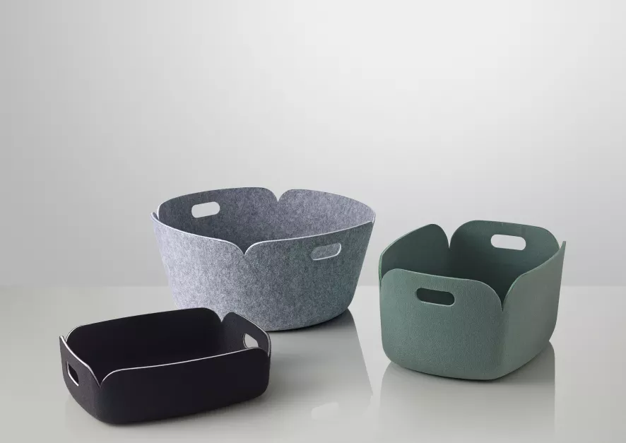 Muuto Restore Round Opbergmand Midnight Blue 2 Muuto Restore Round Opbergmand Midnight Blue - Afbeelding 2