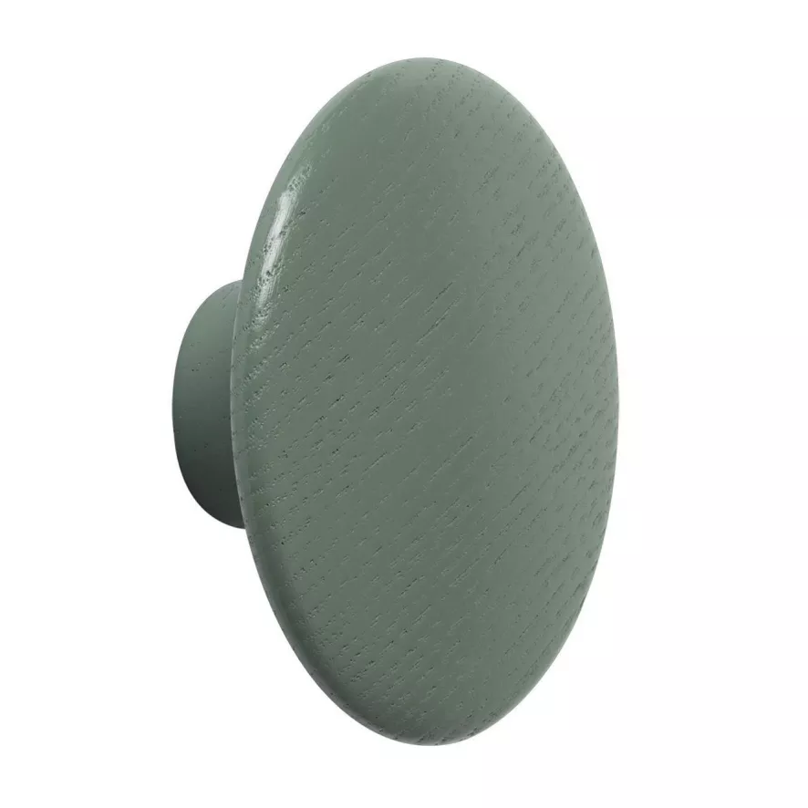 Muuto The Dots Haak Ø6.5 Dusty Green 1 Muuto The Dots Haak Ø6.5 Dusty Green