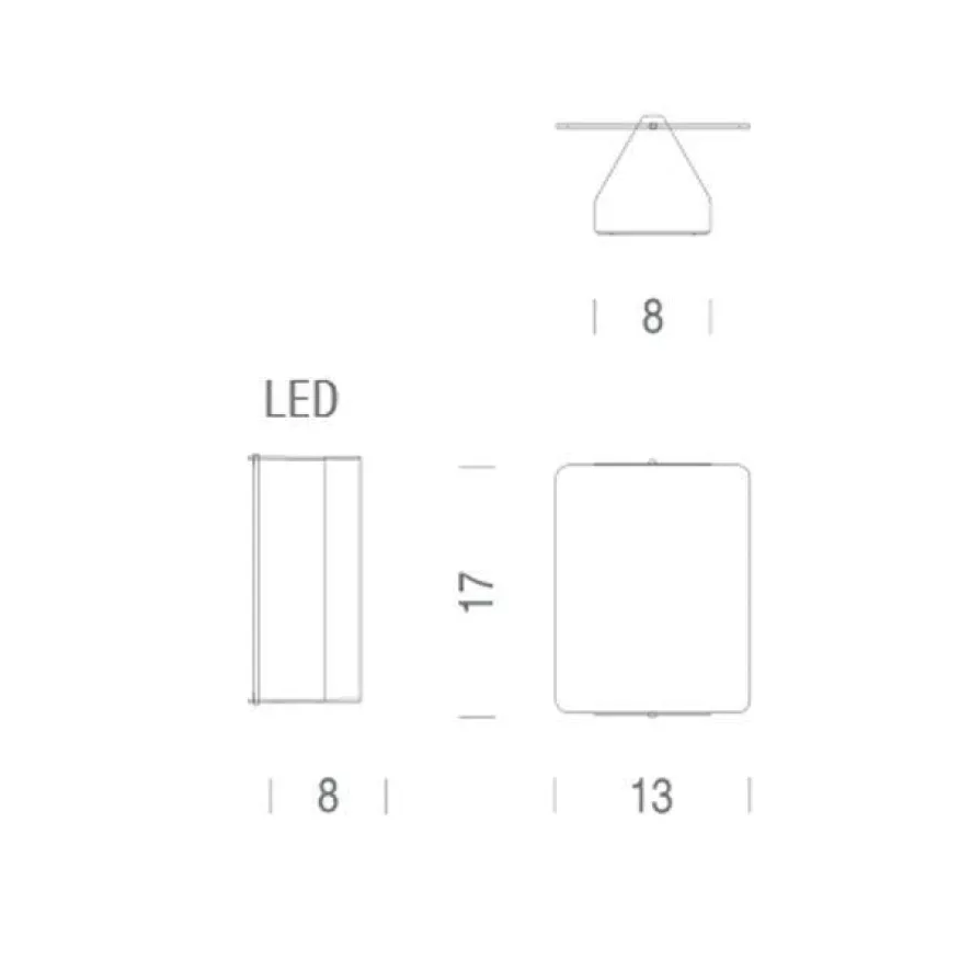 Nemo Applique à Volet Pivotant Wandlamp LED Wit/blauw 4 Nemo Applique à Volet Pivotant Wandlamp LED Wit/blauw - Afbeelding 4