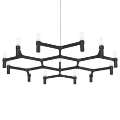 Nemo Crown Plana Minor Kroonluchter Zwart