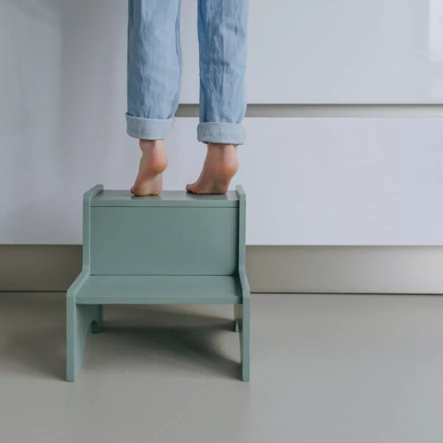 Nofred Step Up Opstapje Kruk Olijfgroen 3 Nofred Step Up Opstapje Kruk Olijfgroen - Afbeelding 3