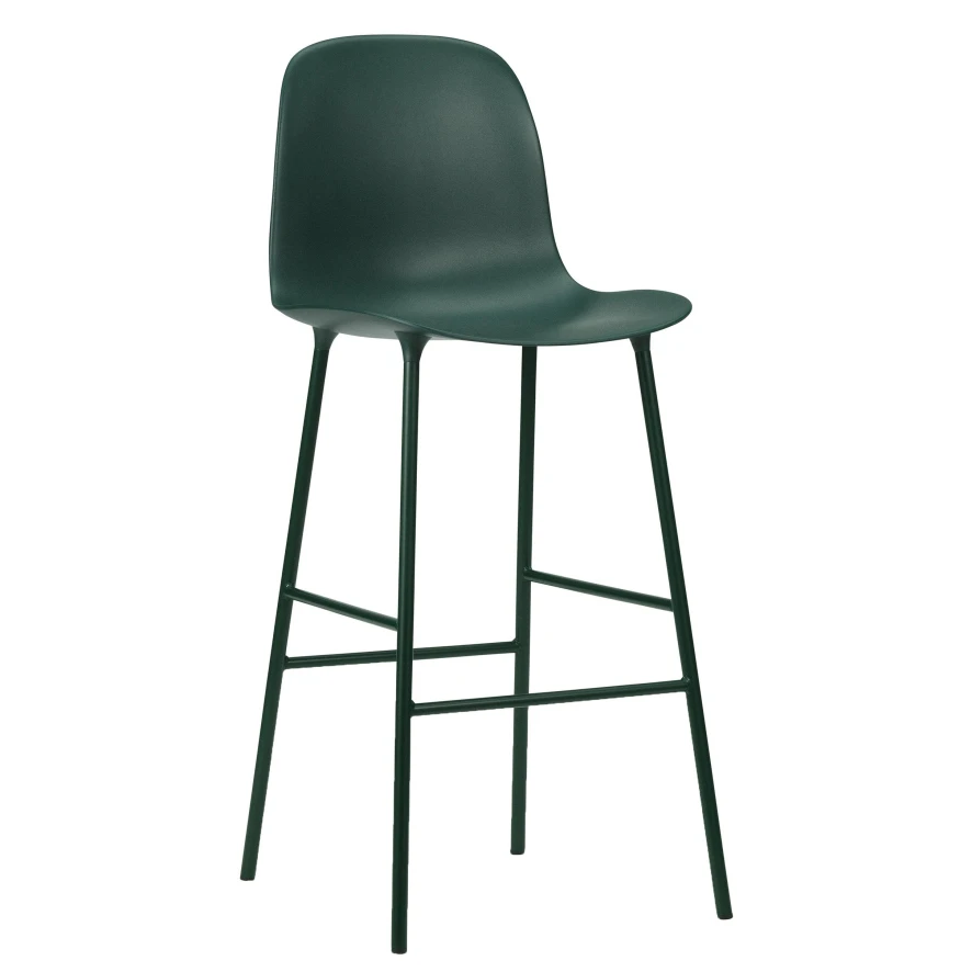 Normann Copenhagen Form Bar Chair Barkruk 75cm Grijs 2 Normann Copenhagen Form Bar Chair Barkruk 75cm Grijs - Afbeelding 2