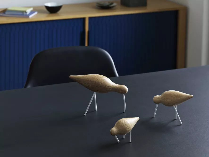 Normann Copenhagen Shorebird Vogel Collectors Item Large White/white 14 Normann Copenhagen Shorebird Vogel Collectors Item Large White/white - Afbeelding 14