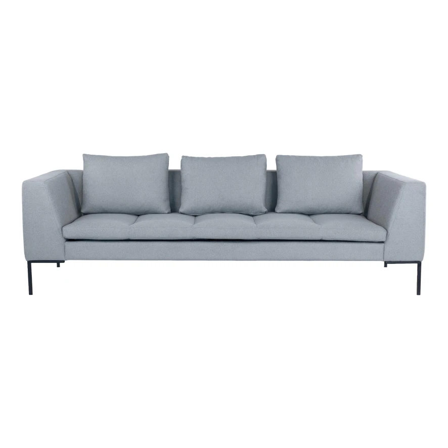 Nuuck Rikke 3-Seater Enna Soft Grey 1062 2 Nuuck Rikke 3-Seater Enna Soft Grey 1062 - Afbeelding 2