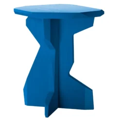 Objekte Unserer Tage Fels Bijzettafel Gelakt Essen, Berlin Blue