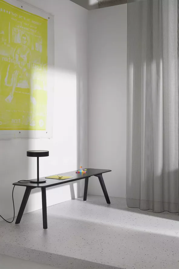 Objekte Unserer Tage Meyer Eetbank 180 Stained En Waxed Eiken Zwart Pigment 7 Objekte Unserer Tage Meyer Eetbank 180 Stained En Waxed Eiken Zwart Pigment - Afbeelding 7