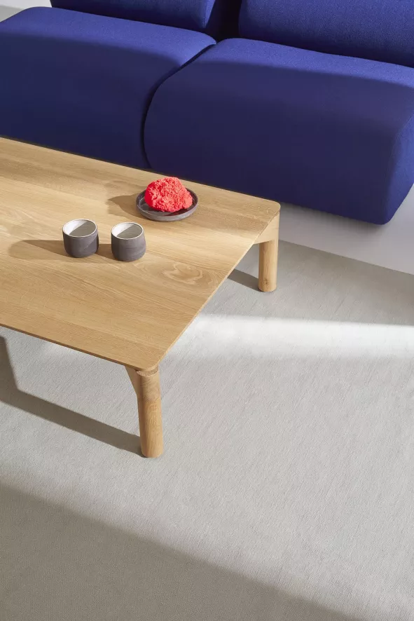 Objekte Unserer Tage Wedekind Salontafel 140x80 Waxed Eiken Met Wit Pigment 3 Objekte Unserer Tage Wedekind Salontafel 140x80 Waxed Eiken Met Wit Pigment - Afbeelding 3