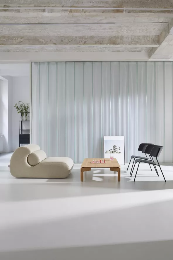 Objekte Unserer Tage Wedekind Salontafel 140x80 Waxed Eiken Met Wit Pigment 5 Objekte Unserer Tage Wedekind Salontafel 140x80 Waxed Eiken Met Wit Pigment - Afbeelding 5