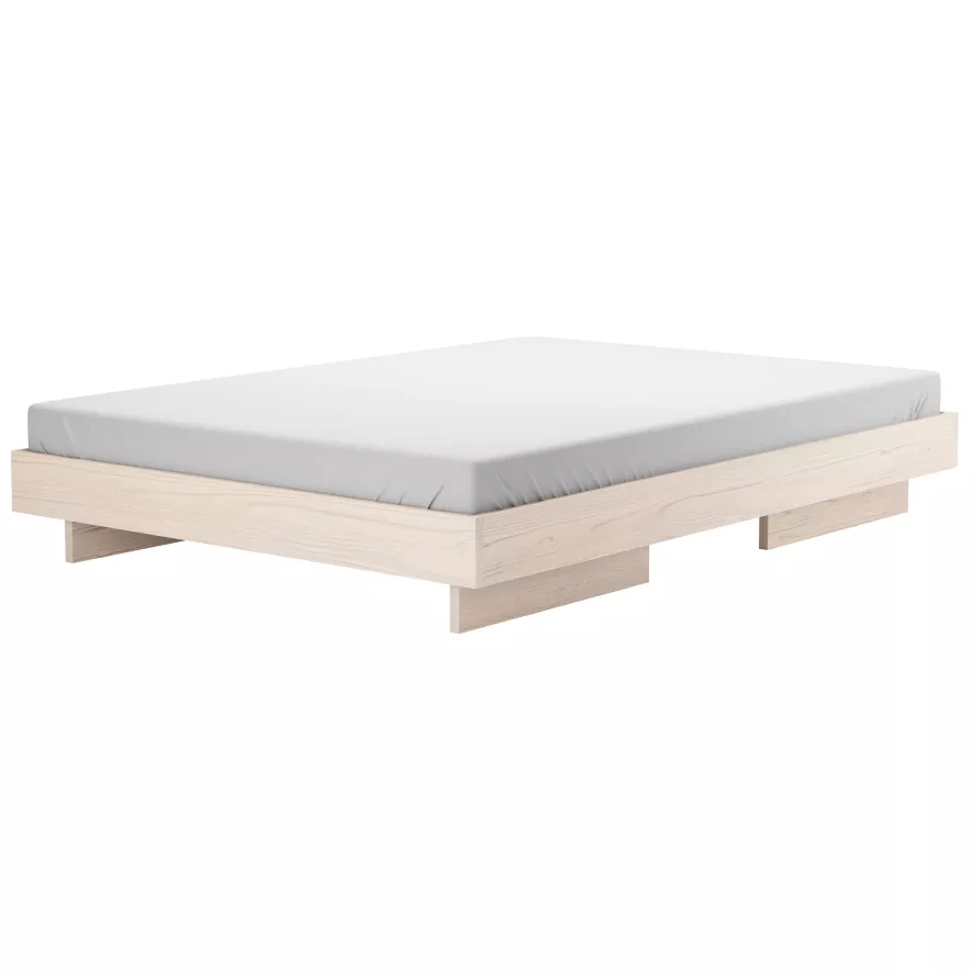 Objekte Unserer Tage Zians Bed 200x200 Essen Wit 1 Objekte Unserer Tage Zians Bed 200x200 Essen Wit