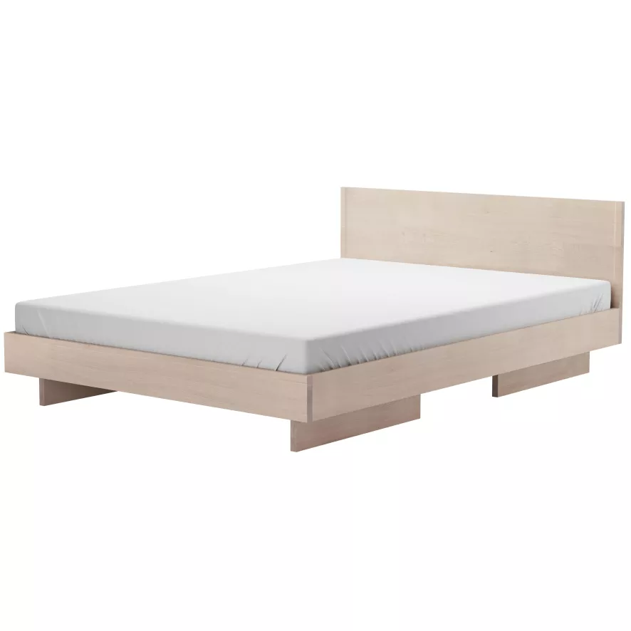 Objekte Unserer Tage Zians Bed Met Hoofdbord 140x200 Essen Wit 2 Objekte Unserer Tage Zians Bed Met Hoofdbord 140x200 Essen Wit - Afbeelding 2