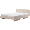 Objekte Unserer Tage Zians Bed Met Hoofdbord 200x200 Eiken Wit