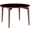 PBJ Designhouse Aeris Uitschuifbare Eettafel 105 Walnut Oil, Deep Black