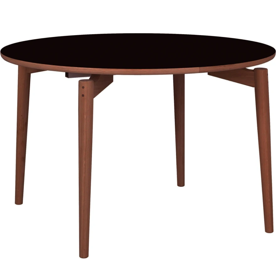 PBJ Designhouse Aeris Uitschuifbare Eettafel 105 Walnut Oil, Deep Black 1 PBJ Designhouse Aeris Uitschuifbare Eettafel 105 Walnut Oil, Deep Black