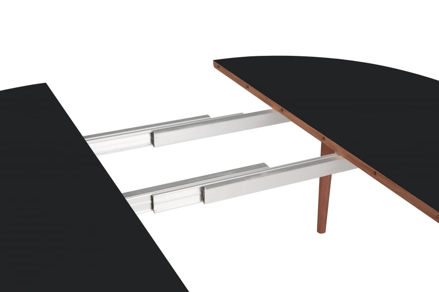 PBJ Designhouse Aeris Uitschuifbare Eettafel 105 Walnut Oil, Deep Black 3 PBJ Designhouse Aeris Uitschuifbare Eettafel 105 Walnut Oil, Deep Black - Afbeelding 3