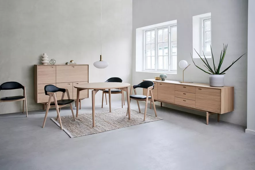 PBJ Designhouse Aeris Uitschuifbare Eettafel 122 Walnut Oil, Deep Black 8 PBJ Designhouse Aeris Uitschuifbare Eettafel 122 Walnut Oil, Deep Black - Afbeelding 8