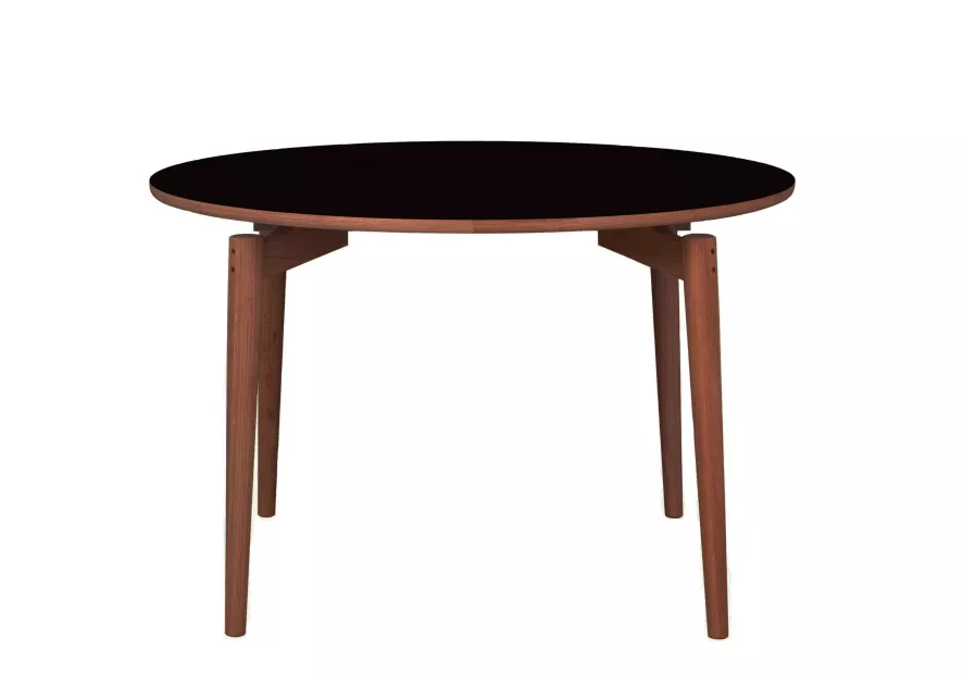 PBJ Designhouse Aeris Uitschuifbare Eettafel 122 Walnut Oil, Deep Black 2 PBJ Designhouse Aeris Uitschuifbare Eettafel 122 Walnut Oil, Deep Black - Afbeelding 2