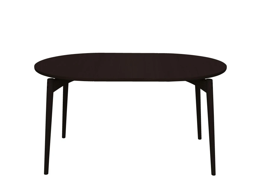 PBJ Designhouse Aeris Uitschuifbare Eettafel 122 Walnut Oil, Deep Black 4 PBJ Designhouse Aeris Uitschuifbare Eettafel 122 Walnut Oil, Deep Black - Afbeelding 4