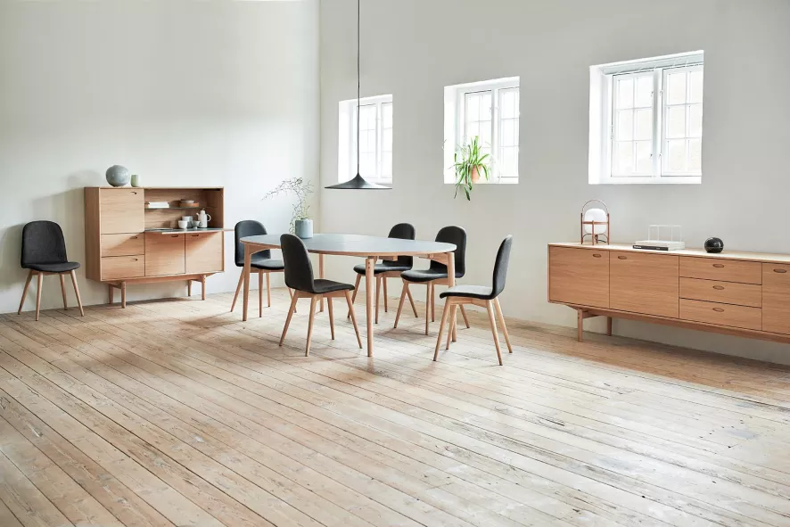 PBJ Designhouse Aeris Uitschuifbare Eettafel 122 Walnut Oil, Deep Black 13 PBJ Designhouse Aeris Uitschuifbare Eettafel 122 Walnut Oil, Deep Black - Afbeelding 13