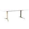 PBJ Designhouse Fusion Uitschuifbare Eettafel 220x95 Light Oak, White